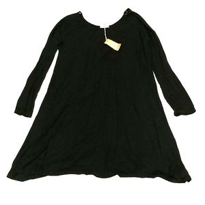 NWT Corner Clothing Little Black Swing Dress